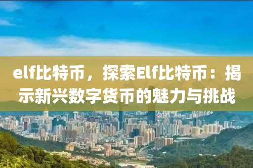 elf比特币，探索Elf比特币：揭示新兴数字货币的魅力与挑战