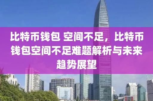 比特币钱包 空间不足，比特币钱包空间不足难题解析与未来趋势展望