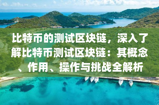 比特币的测试区块链，深入了解比特币测试区块链：其概念、作用、操作与挑战全解析