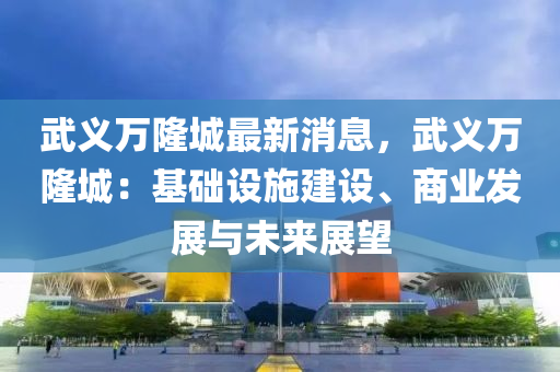 武义万隆城最新消息，武义万隆城：基础设施建设、商业发展与未来展望