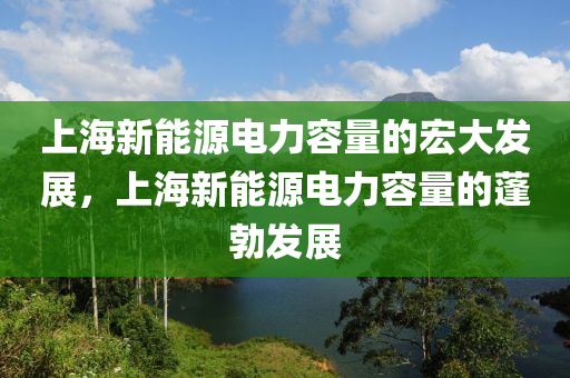 上海新能源电力容量的宏大发展，上海新能源电力容量的蓬勃发展