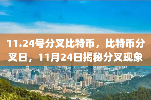 11.24号分叉比特币，比特币分叉日，11月24日揭秘分叉现象