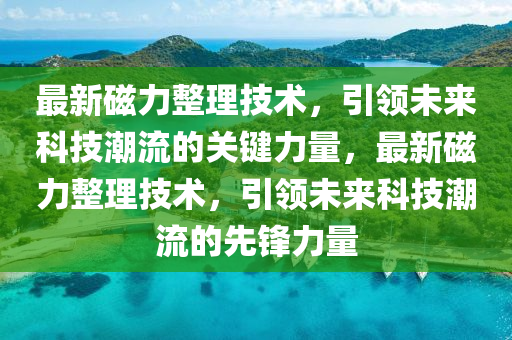 最新磁力整理技术，引领未来科技潮流的关键力量，最新磁力整理技术，引领未来科技潮流的先锋力量