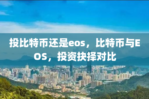 投比特币还是eos，比特币与EOS，投资抉择对比