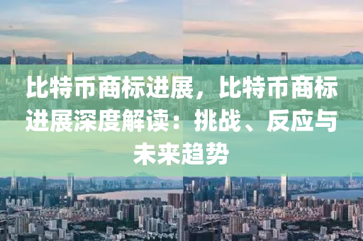 比特币商标进展，比特币商标进展深度解读：挑战、反应与未来趋势