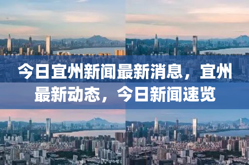 今日宜州新闻最新消息，宜州最新动态，今日新闻速览