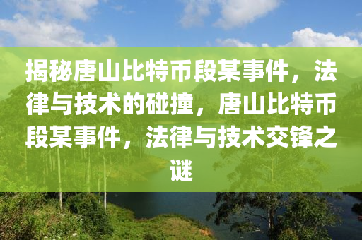 揭秘唐山比特币段某事件，法律与技术的碰撞，唐山比特币段某事件，法律与技术交锋之谜