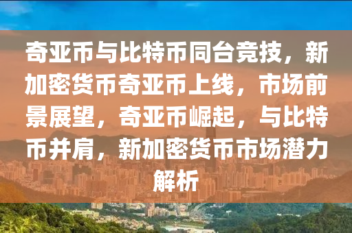 奇亚币与比特币同台竞技，新加密货币奇亚币上线，市场前景展望，奇亚币崛起，与比特币并肩，新加密货币市场潜力解析