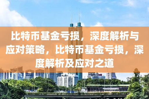 比特币基金亏损，深度解析与应对策略，比特币基金亏损，深度解析及应对之道