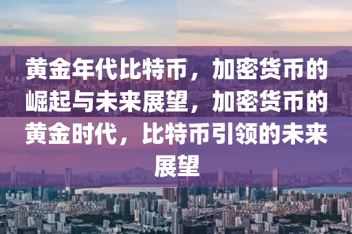 黄金年代比特币，加密货币的崛起与未来展望，加密货币的黄金时代，比特币引领的未来展望