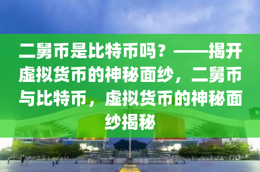 二舅币是比特币吗？——揭开虚拟货币的神秘面纱，二舅币与比特币，虚拟货币的神秘面纱揭秘