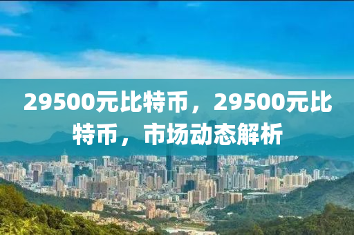 29500元比特币，29500元比特币，市场动态解析