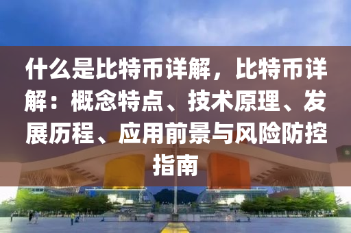 什么是比特币详解，比特币详解：概念特点、技术原理、发展历程、应用前景与风险防控指南