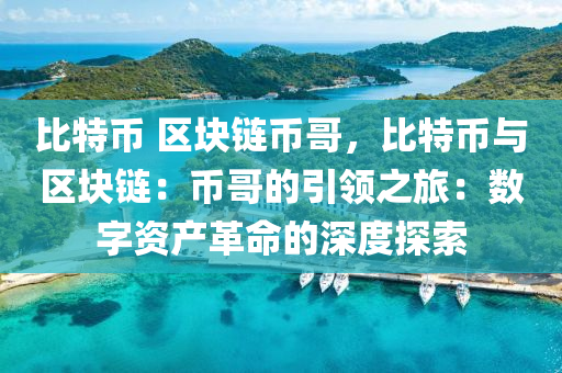 比特币 区块链币哥，比特币与区块链：币哥的引领之旅：数字资产革命的深度探索