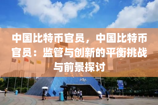 中国比特币官员，中国比特币官员：监管与创新的平衡挑战与前景探讨