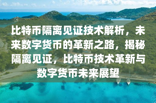 比特币隔离见证技术解析，未来数字货币的革新之路，揭秘隔离见证，比特币技术革新与数字货币未来展望