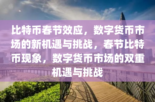 比特币春节效应，数字货币市场的新机遇与挑战，春节比特币现象，数字货币市场的双重机遇与挑战