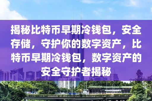 揭秘比特币早期冷钱包，安全存储，守护你的数字资产，比特币早期冷钱包，数字资产的安全守护者揭秘