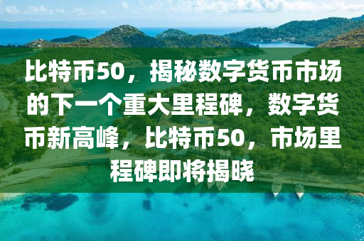 比特币50，揭秘数字货币市场的下一个重大里程碑，数字货币新高峰，比特币50，市场里程碑即将揭晓