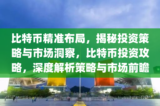 比特币精准布局，揭秘投资策略与市场洞察，比特币投资攻略，深度解析策略与市场前瞻