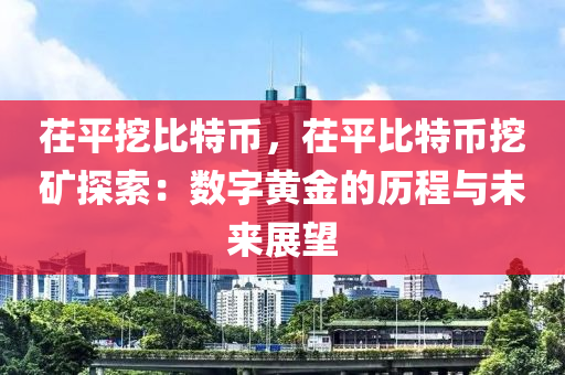 茌平挖比特币，茌平比特币挖矿探索：数字黄金的历程与未来展望