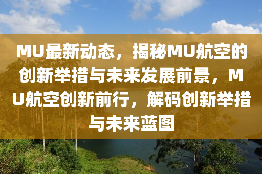 MU最新动态，揭秘MU航空的创新举措与未来发展前景，MU航空创新前行，解码创新举措与未来蓝图