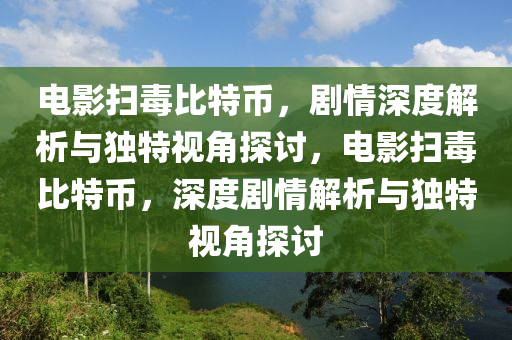 电影扫毒比特币，剧情深度解析与独特视角探讨，电影扫毒比特币，深度剧情解析与独特视角探讨