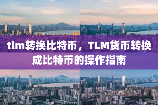 tlm转换比特币，TLM货币转换成比特币的操作指南