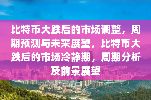 比特币大跌后的市场调整，周期预测与未来展望，比特币大跌后的市场冷静期，周期分析及前景展望