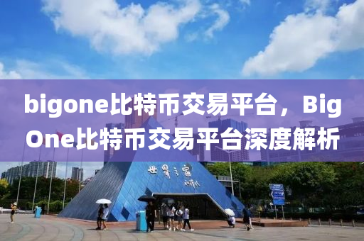 bigone比特币交易平台，BigOne比特币交易平台深度解析