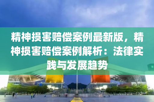 精神损害赔偿案例最新版，精神损害赔偿案例解析：法律实践与发展趋势