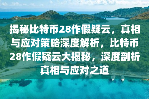 揭秘比特币28作假疑云，真相与应对策略深度解析，比特币28作假疑云大揭秘，深度剖析真相与应对之道