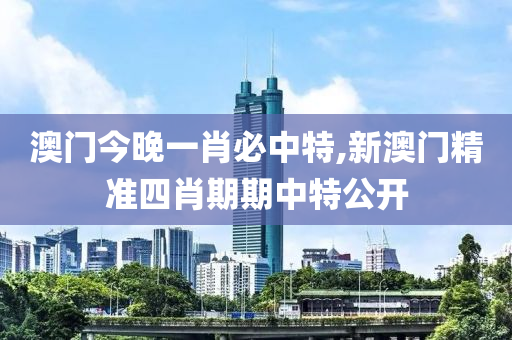 澳门今晚一肖必中特,新澳门精准四肖期期中特公开