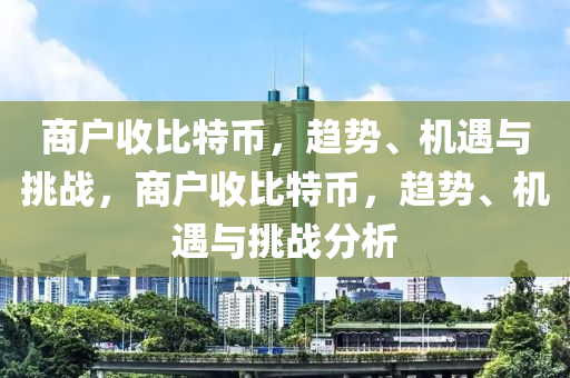 商户收比特币，趋势、机遇与挑战，商户收比特币，趋势、机遇与挑战分析