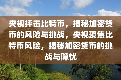 央视抨击比特币，揭秘加密货币的风险与挑战，央视聚焦比特币风险，揭秘加密货币的挑战与隐忧