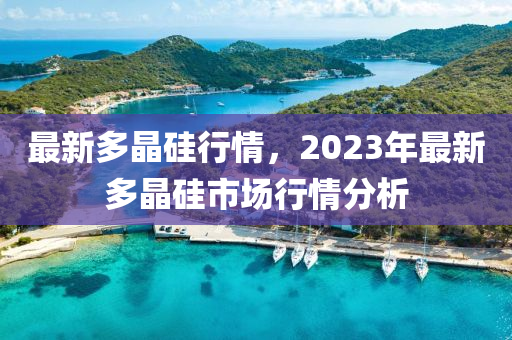 最新多晶硅行情，2023年最新多晶硅市场行情分析