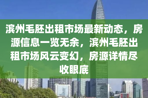 滨州毛胚出租市场最新动态，房源信息一览无余，滨州毛胚出租市场风云变幻，房源详情尽收眼底