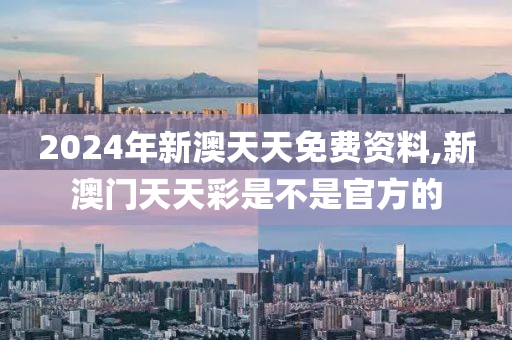 2024年新澳天天免费资料,新澳门天天彩是不是官方的