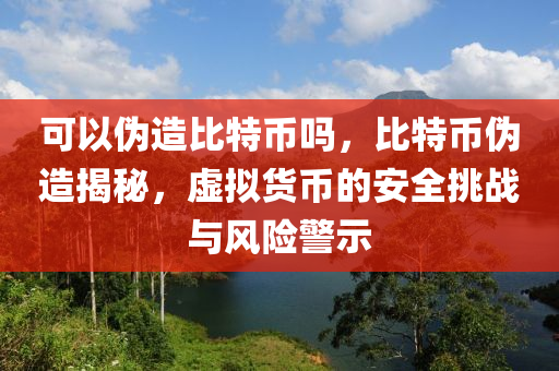 可以伪造比特币吗，比特币伪造揭秘，虚拟货币的安全挑战与风险警示