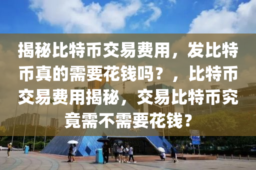 揭秘比特币交易费用，发比特币真的需要花钱吗？，比特币交易费用揭秘，交易比特币究竟需不需要花钱？