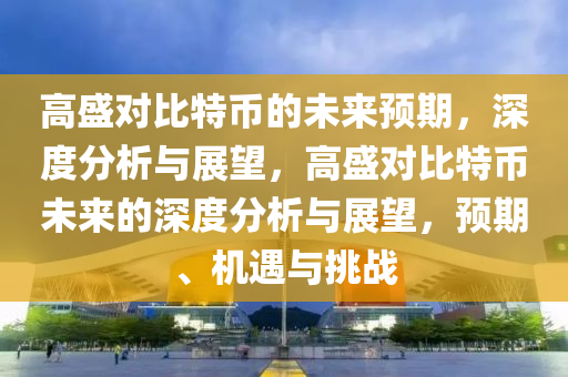 高盛对比特币的未来预期，深度分析与展望，高盛对比特币未来的深度分析与展望，预期、机遇与挑战