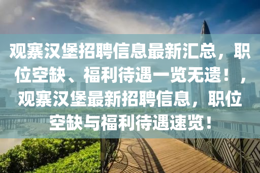 观寨汉堡招聘信息最新汇总，职位空缺、福利待遇一览无遗！，观寨汉堡最新招聘信息，职位空缺与福利待遇速览！