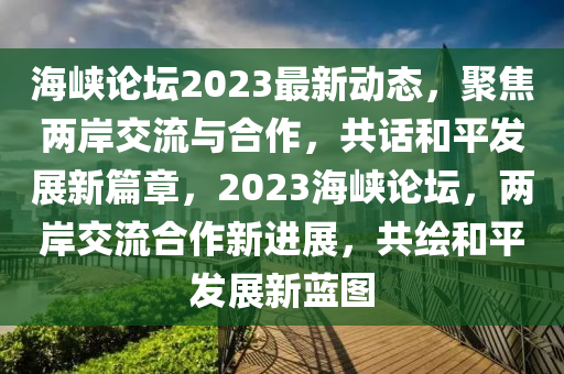 海峡论坛2023最新动态，聚焦两岸交流与合作，共话和平发展新篇章，2023海峡论坛，两岸交流合作新进展，共绘和平发展新蓝图