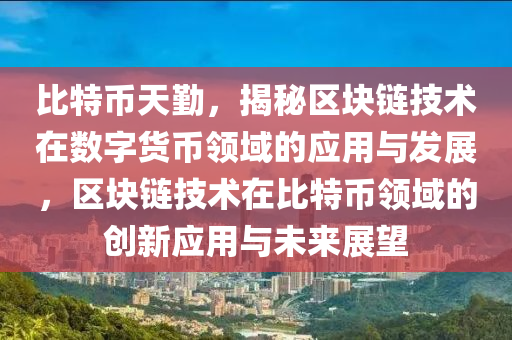 比特币天勤，揭秘区块链技术在数字货币领域的应用与发展，区块链技术在比特币领域的创新应用与未来展望