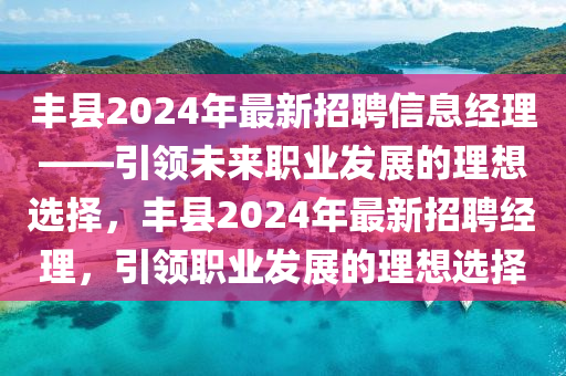 丰县2024年最新招聘信息经理——引领未来职业发展的理想选择，丰县2024年最新招聘经理，引领职业发展的理想选择