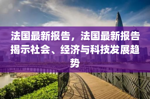 法国最新报告，法国最新报告揭示社会、经济与科技发展趋势