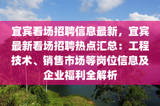 宜宾看场招聘信息最新，宜宾最新看场招聘热点汇总：工程技术、销售市场等岗位信息及企业福利全解析