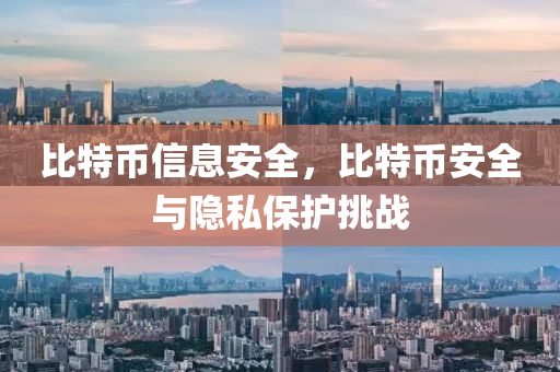 比特币信息安全，比特币安全与隐私保护挑战