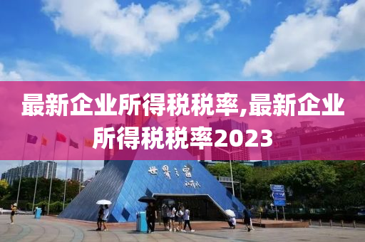 最新企业所得税税率,最新企业所得税税率2023