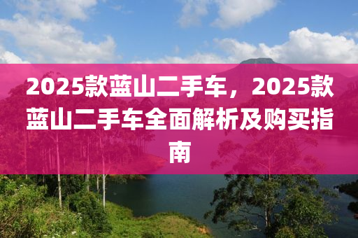 2025款蓝山二手车，2025款蓝山二手车全面解析及购买指南